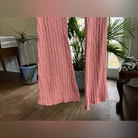 UO Pink Flare Pants - Picture 3 of 4